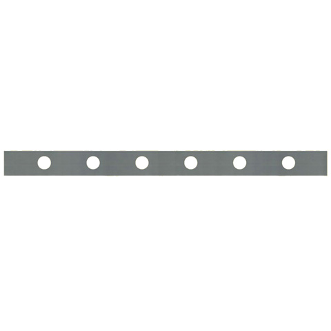 Barre poinonne 30x8mm 6 trous 15mm longueur 90cm pour grilles de fentres FK3213 Barre troue Barre poinonne FK3213