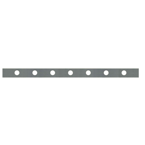 Barre poinonne 30x8mm 7 trous 15mm longueur 110cm pour grilles de fentres FK3214 Barre troue Barre poinonne FK3214
