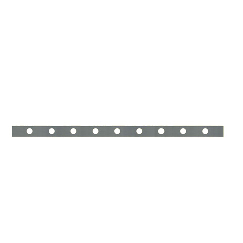 Barre poinonne 30x8mm 9 trous 15mm longueur 130cm pour grilles de dfenses FK3215 Barre troue Barre poinonne FK3215