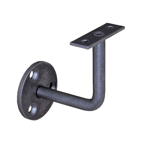 Patre acier forg 80x80mm rond de 12mm support de rampe pour plat FL3325 Support mural coud Patre acier FL3325