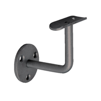 Patre acier forg 80x80mm rond de 12mm support de rampe en rond 42mm