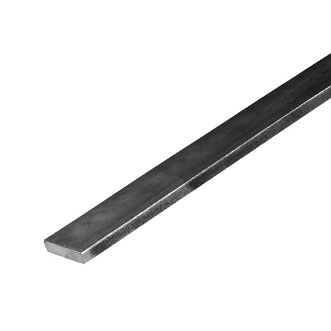 Barre profile plate 14x6mm longueur 2m lisse en acier lamin brut