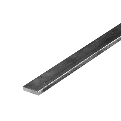Barre profile plate 20x4mm longueur 2m lisse en acier lamin brut