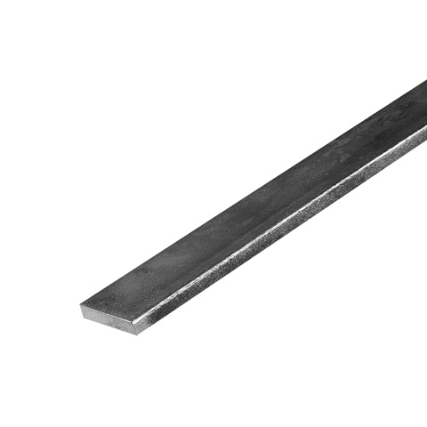 Barre profile plate 20x6mm longueur 3m lisse en acier lamin brut