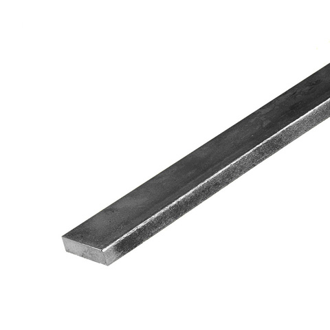 Barre profile plate 20x8mm longueur 3m lisse en acier lamin brut