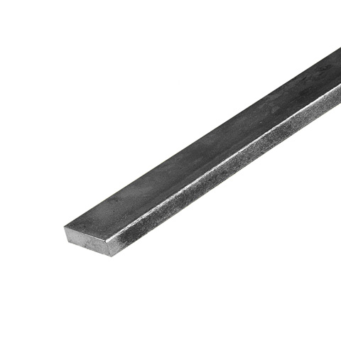 Barre profile plate 20x10mm longueur 3m lisse en acier lamin brut