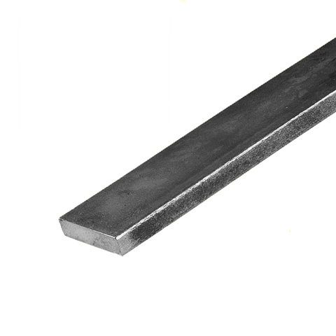 Barre profile plate 40x6mm longueur 2m lisse en acier lamin brut