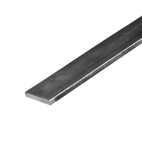 Barre profile plate 50x8mm longueur 2m lisse en acier lamin brut