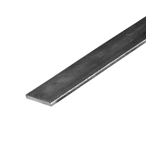 Barre profile plate 70x6mm longueur 2m lisse en acier lamin brut