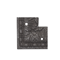Moulure d'angle pour profil 50x15 hauteur 75mm pour soubassement de portail