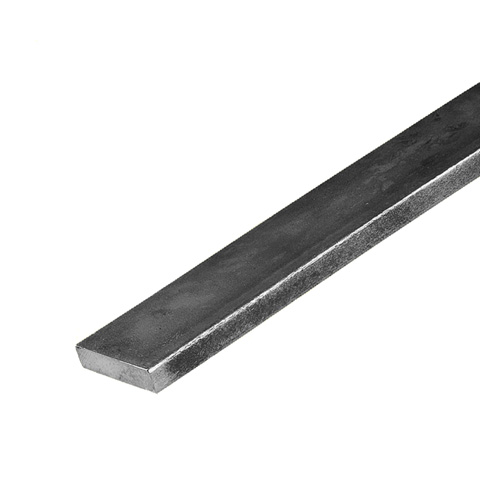 Barre profile plate 30x10mm longueur 2m lisse en acier lamin brut