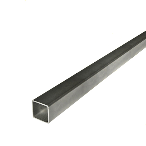 Barre profile tube 16x16mm longueur 2m carr lisse acier lamin brut