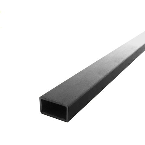 Barre profile tube 35x20mm longueur 2m rectangulaire lisse acier brut