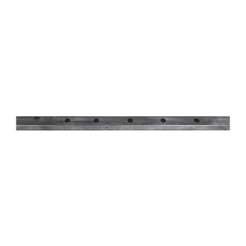 Tube lisse 40x30mm perc trous 17mm pour portais ou cltures